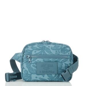 NWT ALOHA COLLECTION Slate Blue Crossbody Bag KEEP IT LIGHT HIP PACK